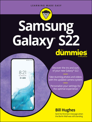 cover image of Samsung Galaxy S22 For Dummies